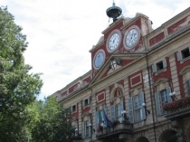 Il municipio di Alessandria sede del consiglio comunale
