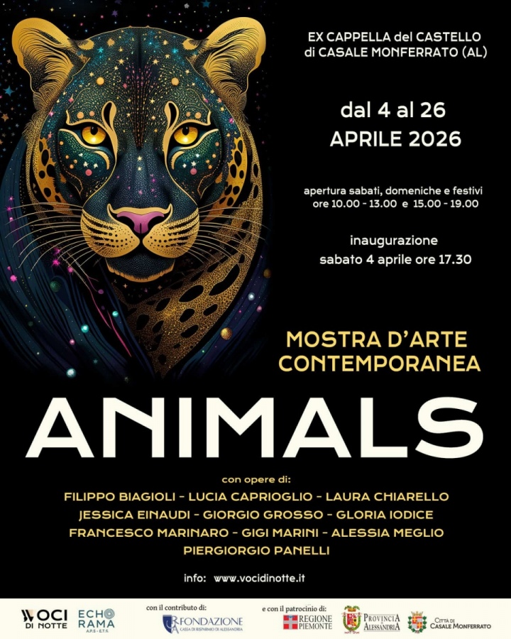 Animals - Mostra d'arte contemporanea nell'ex Cappella del Castello di Casale