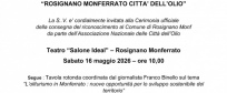 Golosaria in Monferrato e riconoscimento per Rosignano di &laquo;Citt&agrave; dell'Olio&raquo;