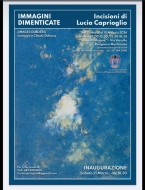 Locandina per la mostra di Lucia Caprioglio